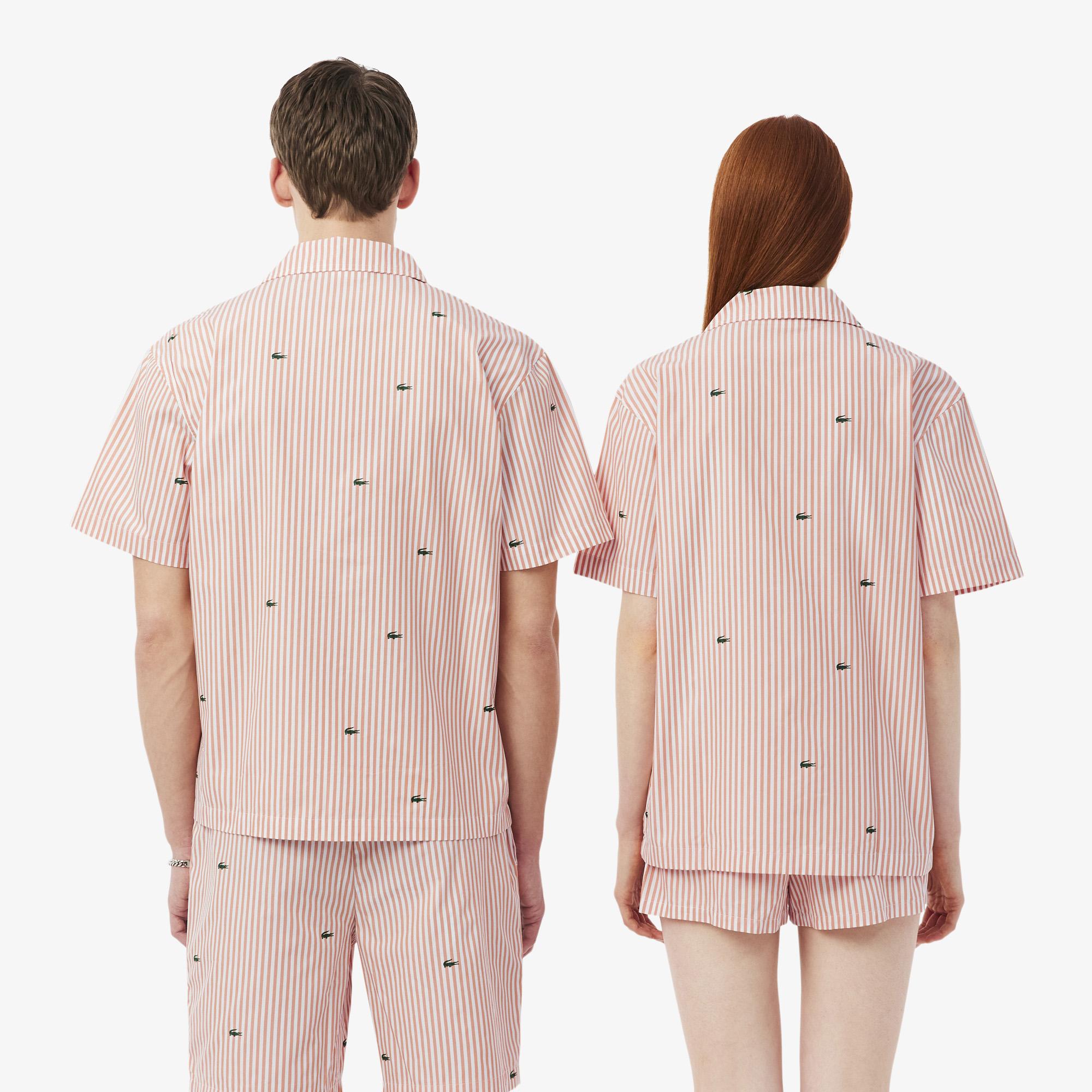 Lacoste x Roland-Garros Striped unisex Shirt – Blossom | Roland
