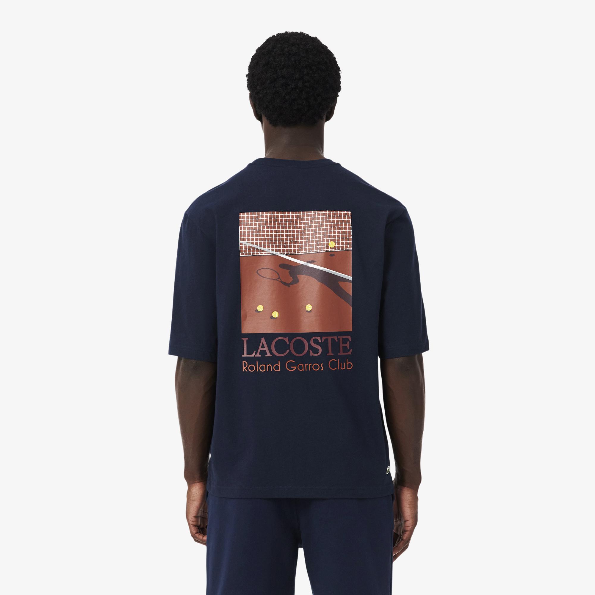 Lacoste x Roland-Garros Club men T-Shirt - Navy blue | Roland