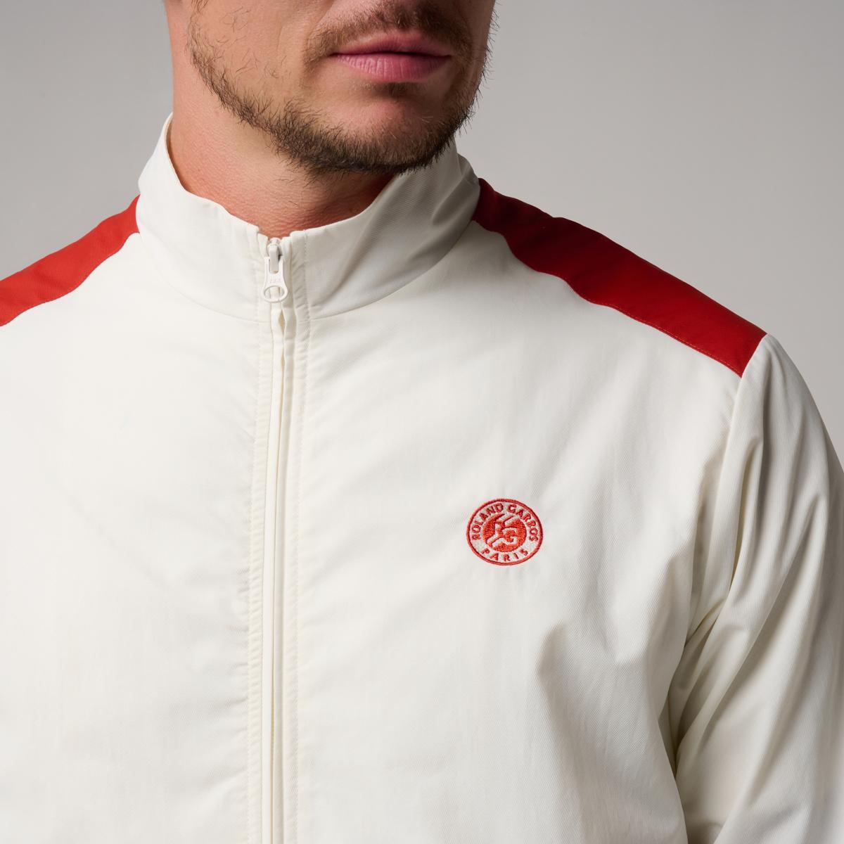 Lacoste x Roland-Garros man zipped jacket - Red | Roland-Garros Store
