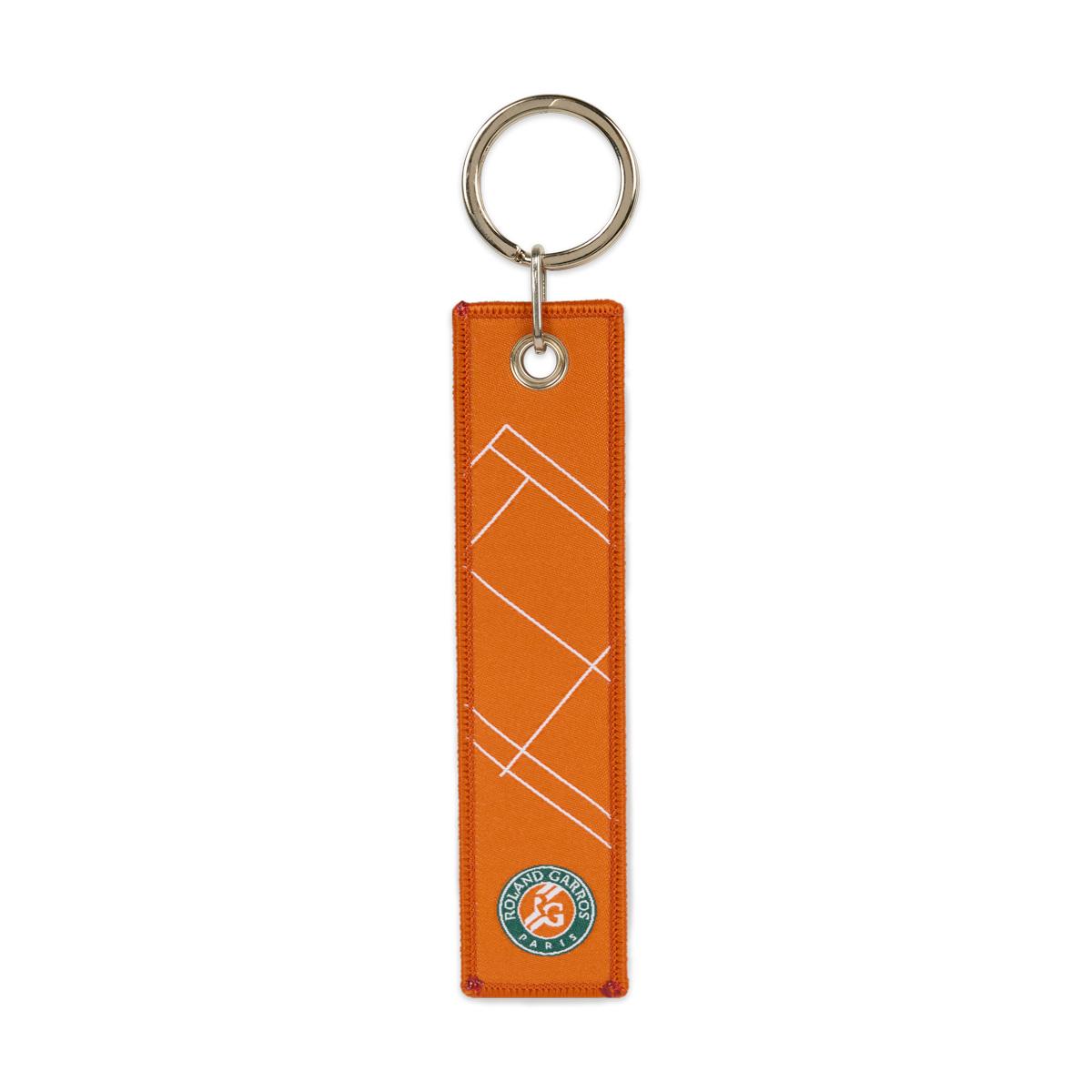 Portachiavi Roland Garros Ufficiale - Collezione Panama - Acciaio Con Incisione - Torneo Di Tennis