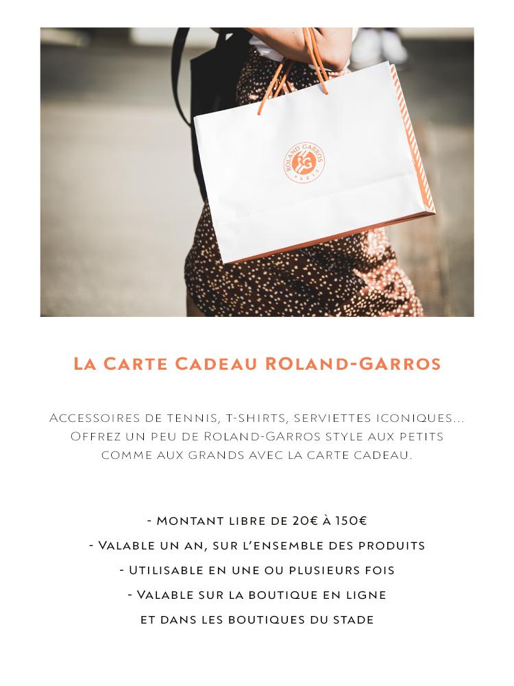 Carte Cadeau RolandGarros Boutique
