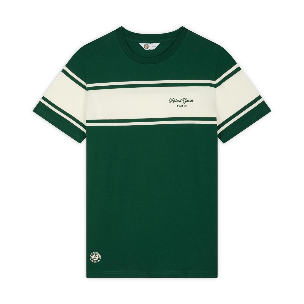 Roland-Garros Heart Heritage men T-Shirt - Green | Roland-Garros Store