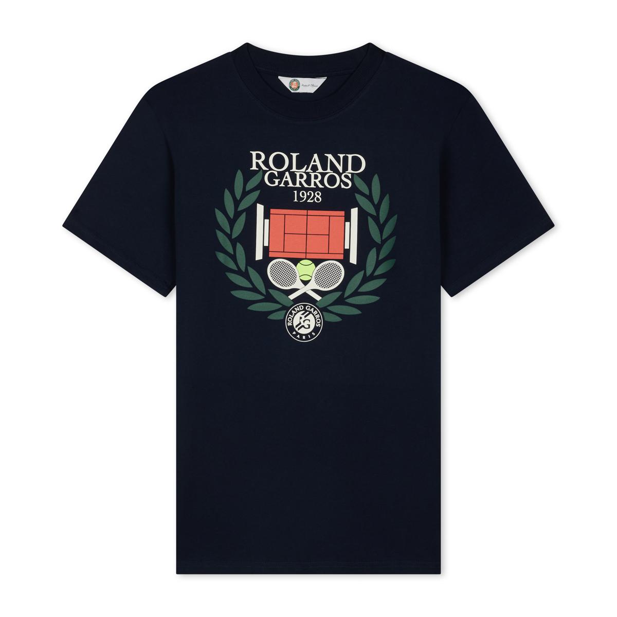 Roland-Garros crown men T-Shirt - Navy blue | Roland-Garros Store