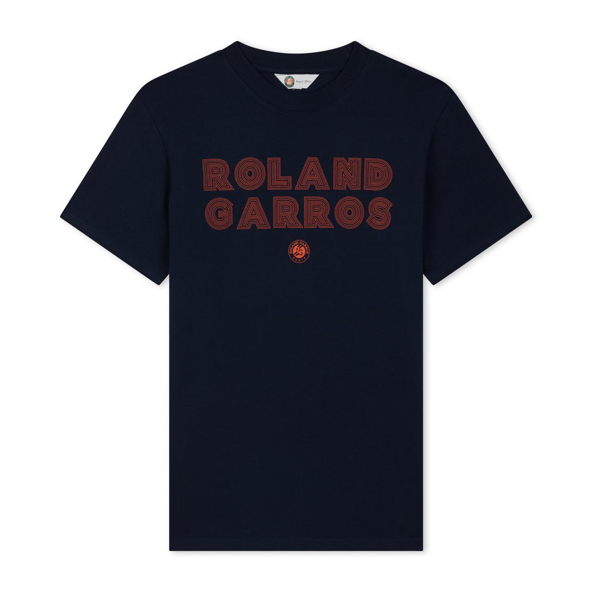 Roland-Garros Signature men T-Shirt - Navy blue | Roland-Garros Store