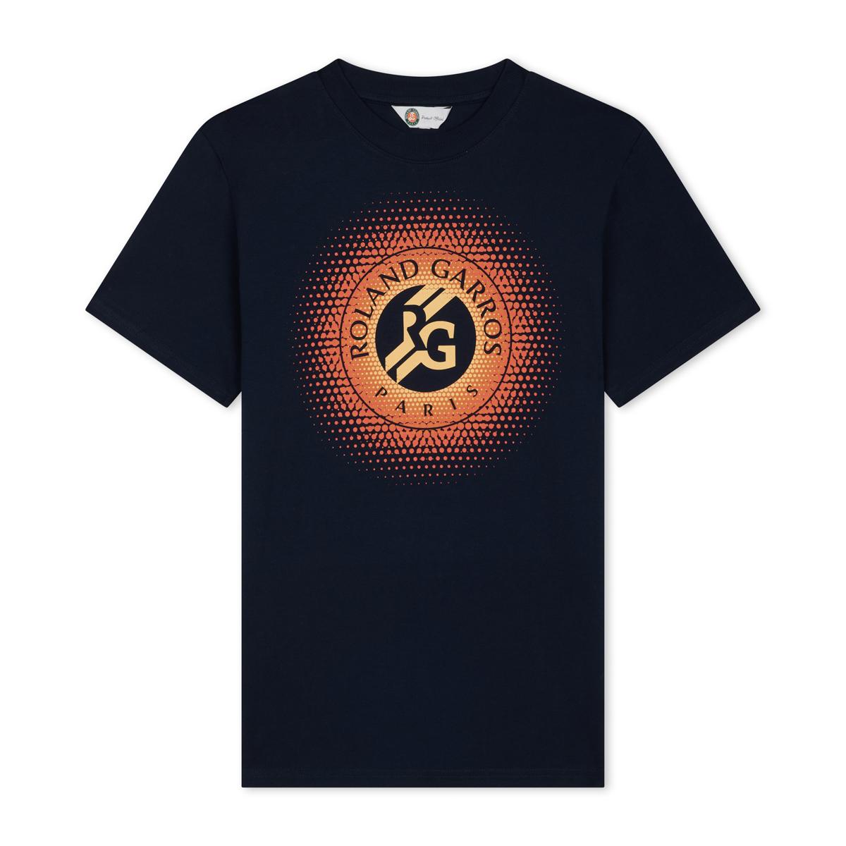 Roland-Garros logo men T-Shirt - Navy blue | Roland-Garros Store