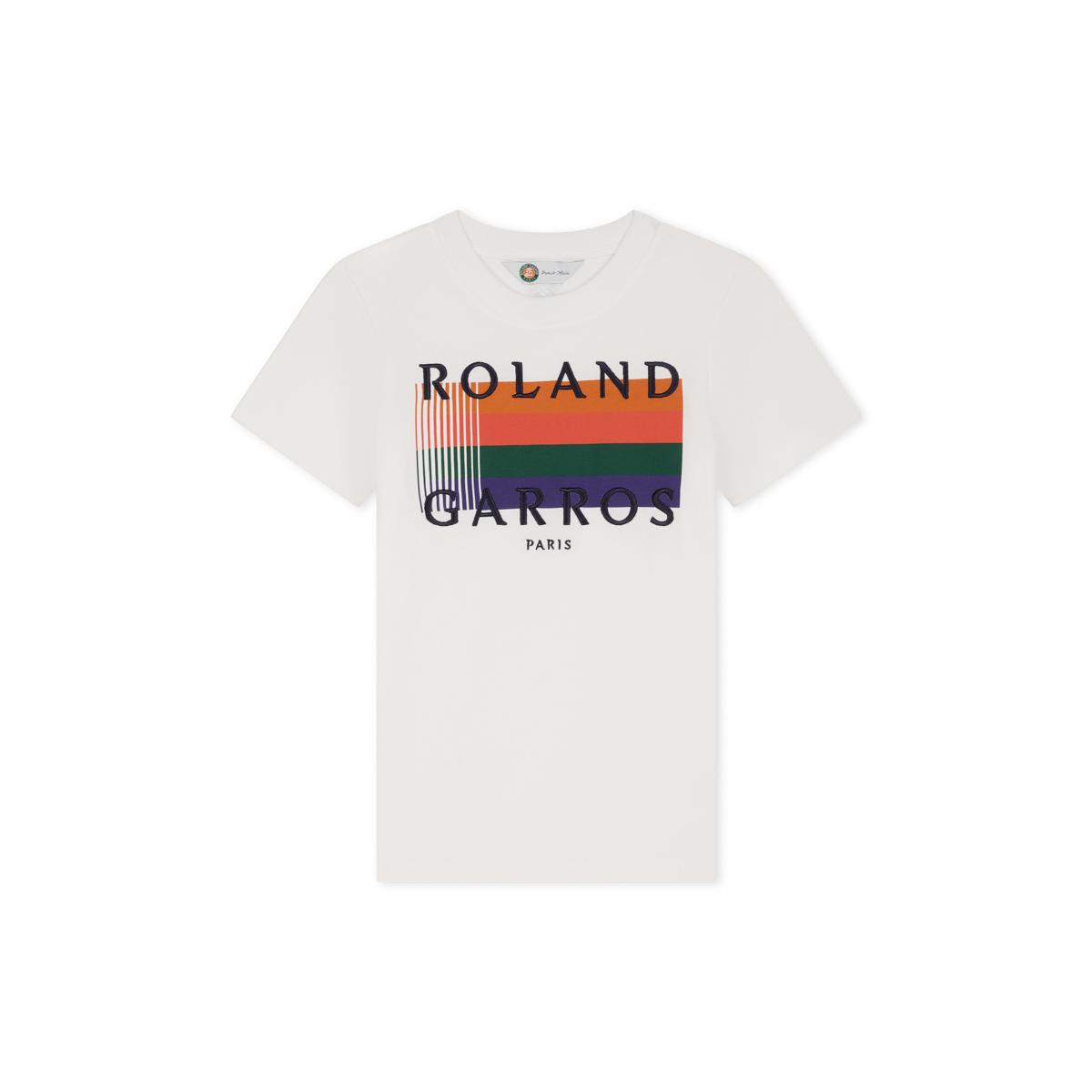 Maillot De Tennis Fille Roland Garros Pop Energy – Débardeur Bleu/Rose Coton, Style Moderne Et Vibrant