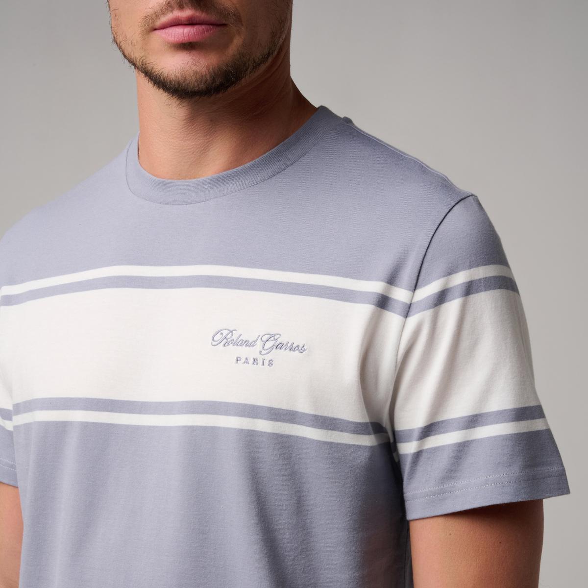 Roland-Garros Heart Heritage men T-Shirt - Gray | Roland-Garros Store