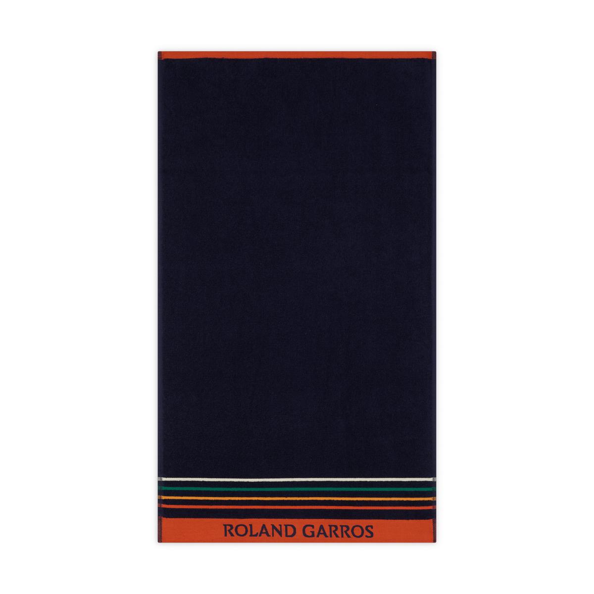 Carre Blanc x Roland-Garros Color Lines Players' towel - Navy blue
