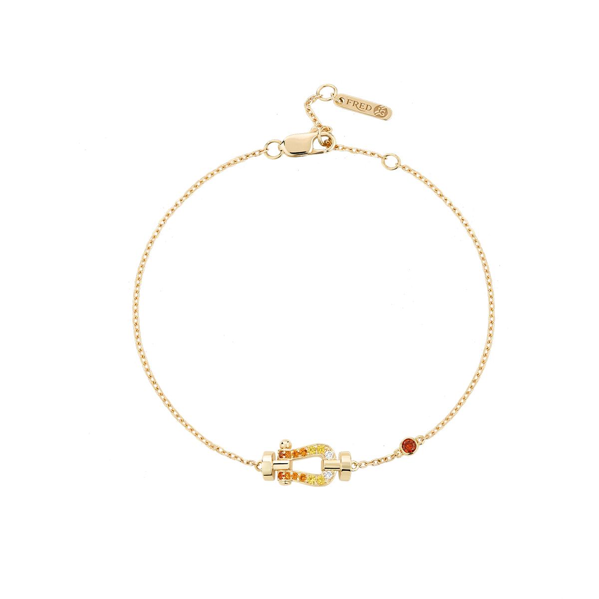Force 10 Bracelet Fred x Roland-Garros - Small model 18K yellow