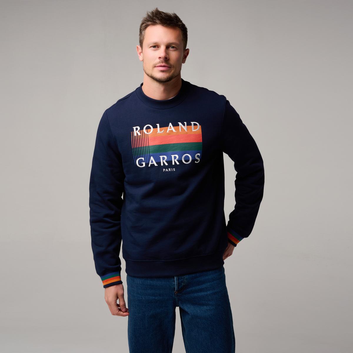 Roland-Garros Heritage Man Zipped sweatshirt - Navy blue | Roland