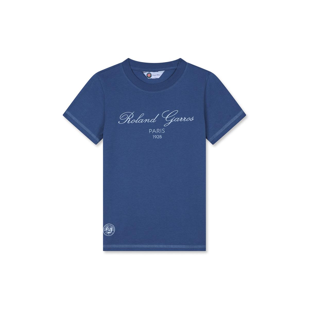 Roland-Garros boy Sporty Chic T-shirt - Navy | Roland-Garros Store