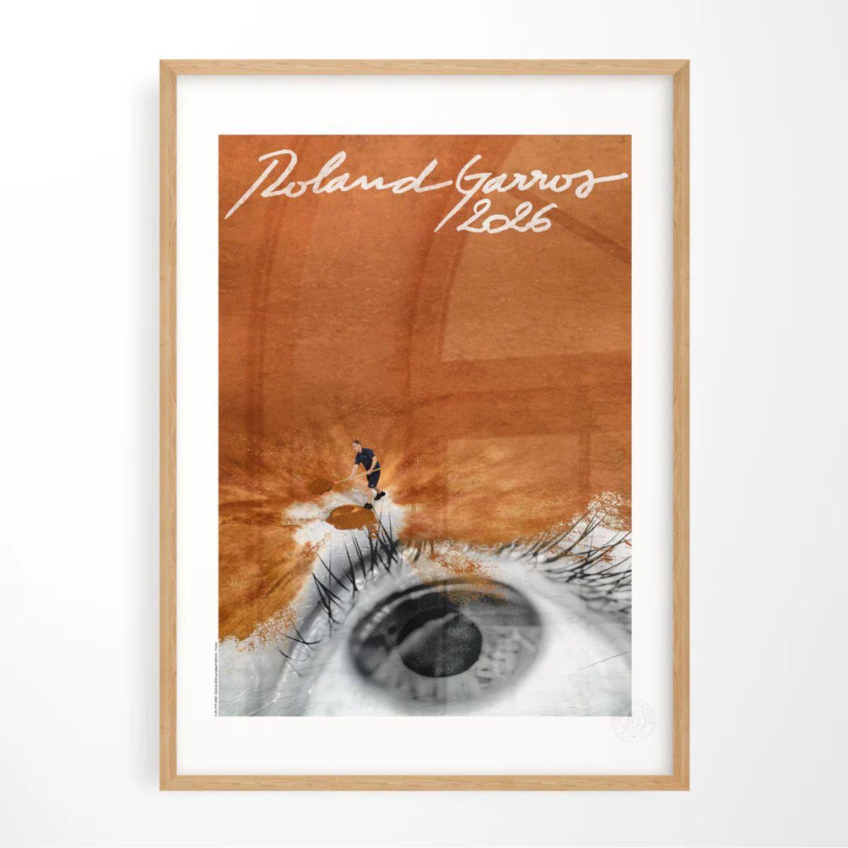 Oneart x Roland-Garros RG 2026 Poster 50x70 cm in tub - Multicolor