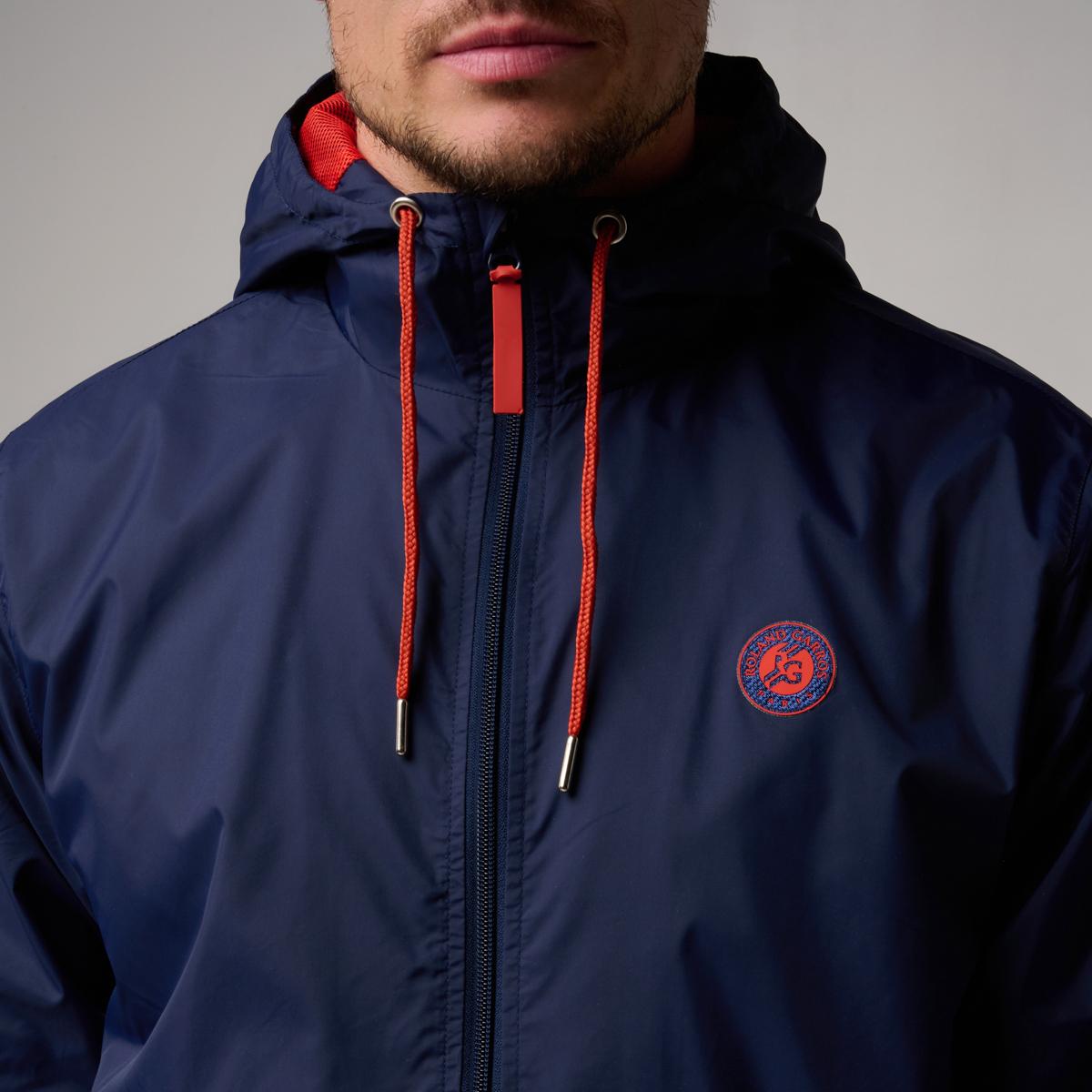 Roland-Garros Essential men Wind-breaker - Navy blue | Roland