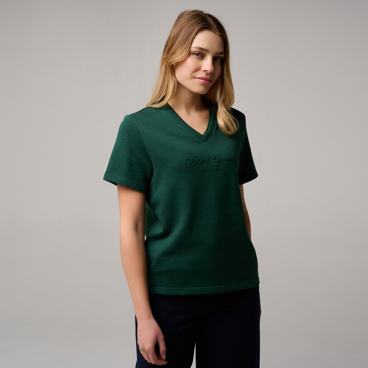 Lacoste x Roland-Garros Umpire Woman Polo shirt - Green | Roland
