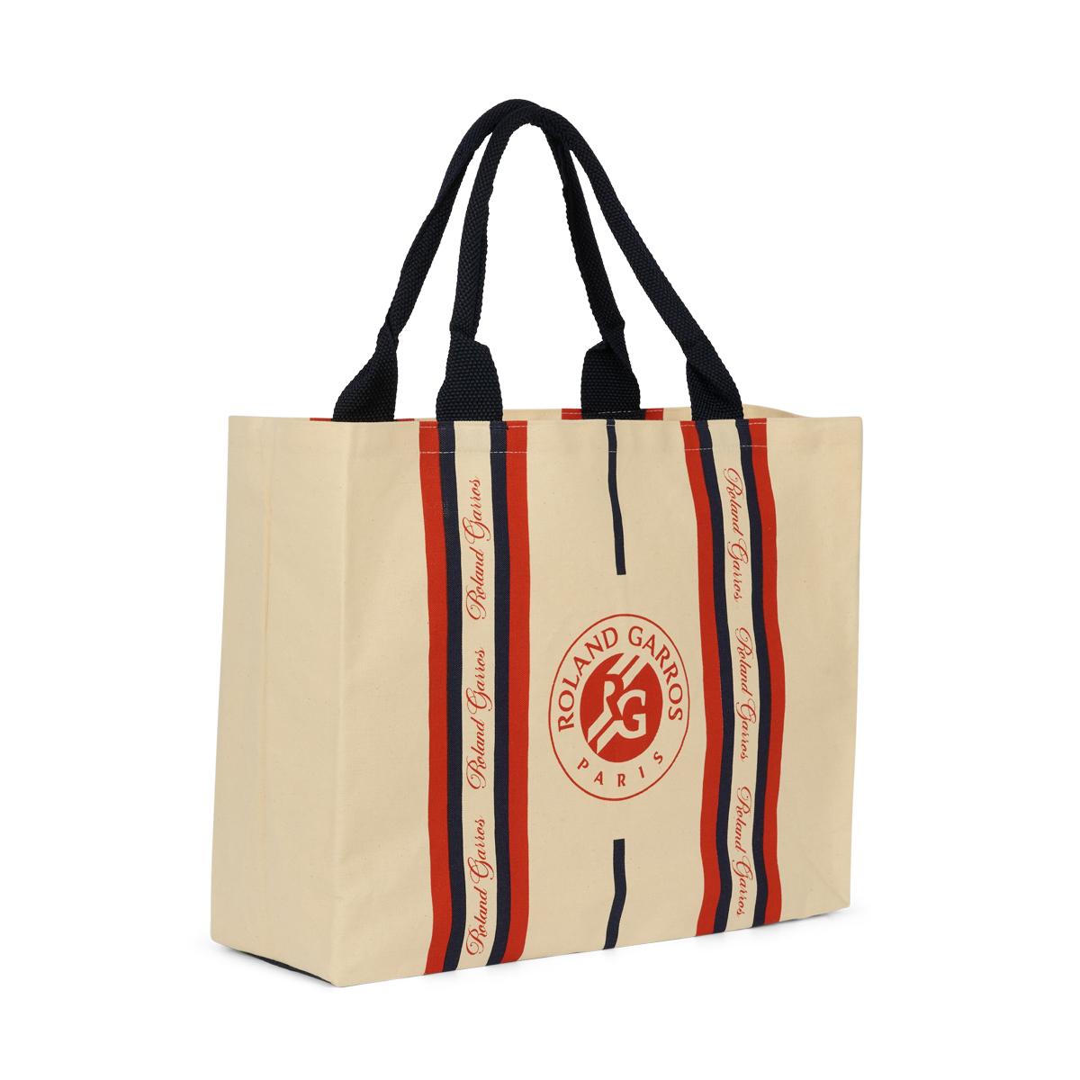 RIDDLE ORDER ユニフォーム 2025 2026 タオル トートバッグ Roland-Garros Heritage Reusable shopping bag - Ecru | Roland
