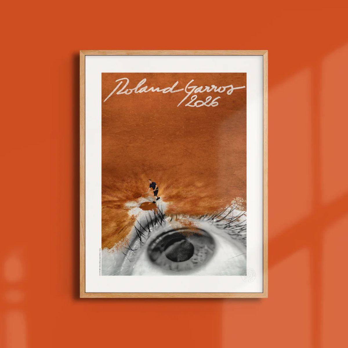 Oneart x Roland-Garros RG 2026 Poster 50x70 cm in tub - Multicolor