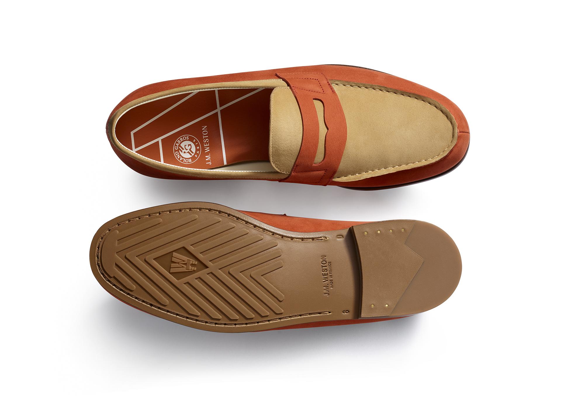 JM Weston x Roland-Garrosmen Loafers - Clay | Roland-Garros Store