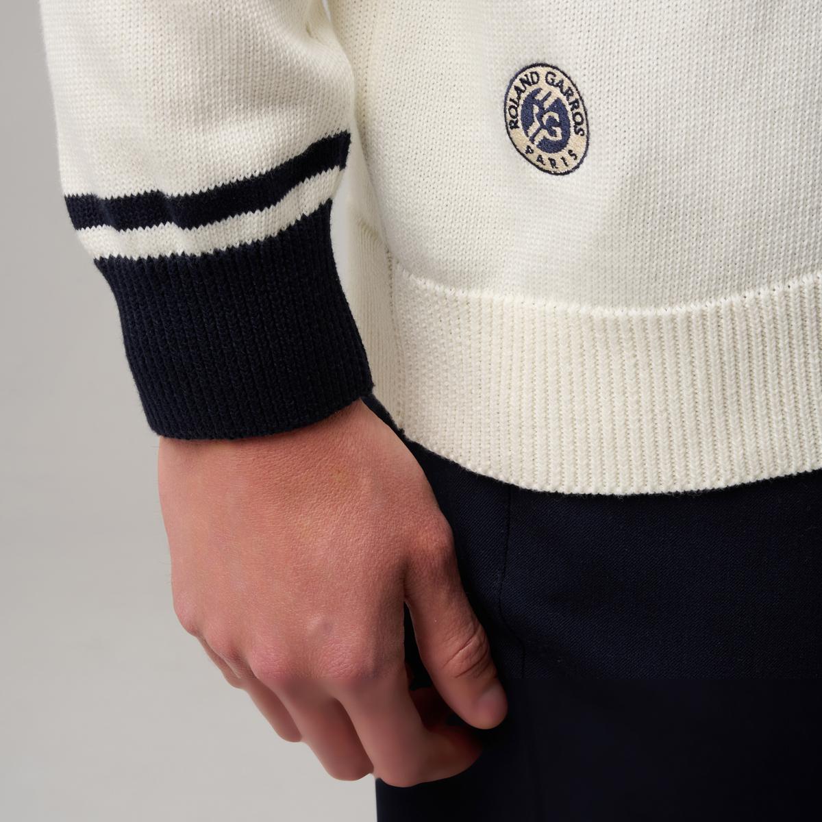 Roland-Garros Heritage Man Zipped sweatshirt - Navy blue | Roland