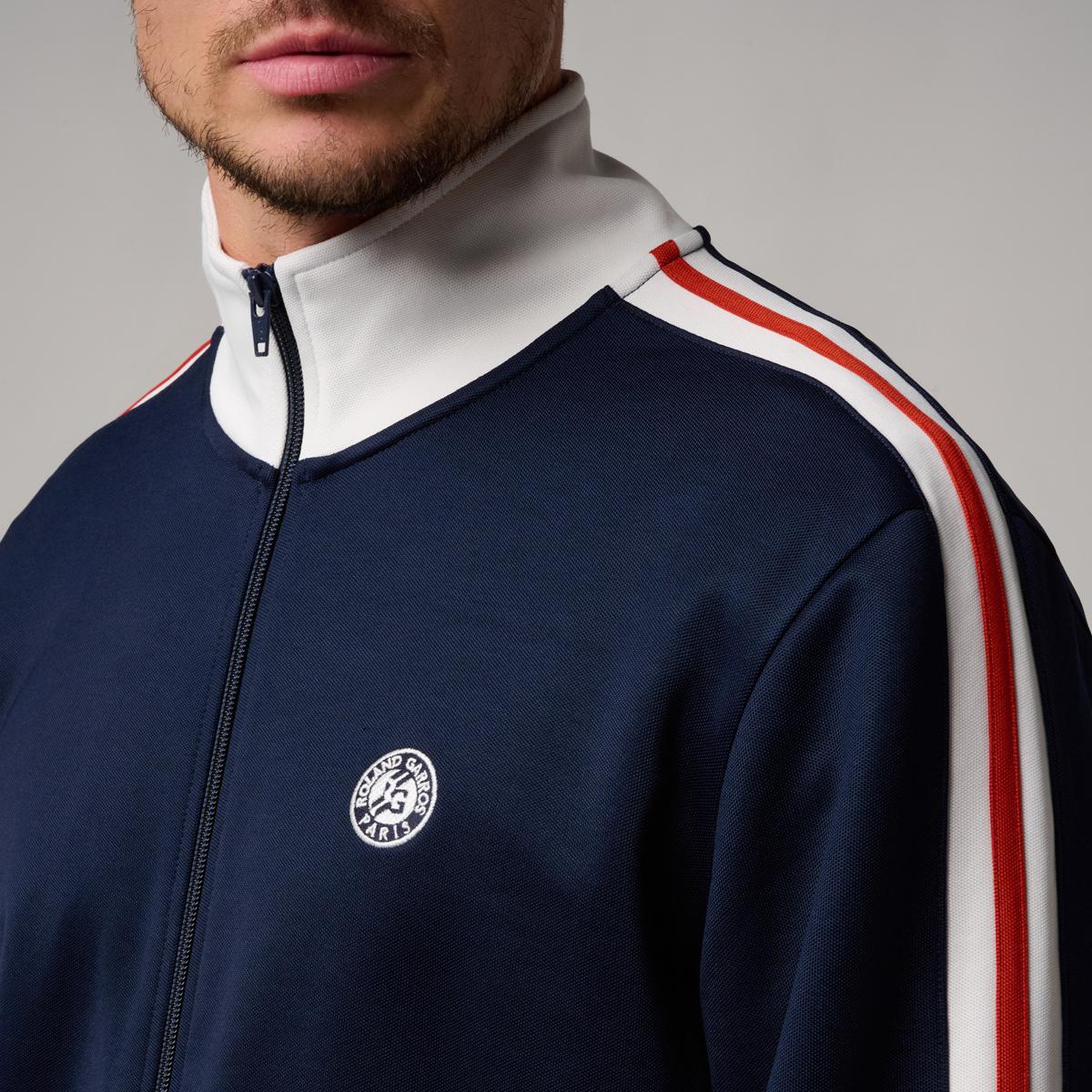Roland-Garros Heritage Man Zipped sweatshirt - Navy blue | Roland