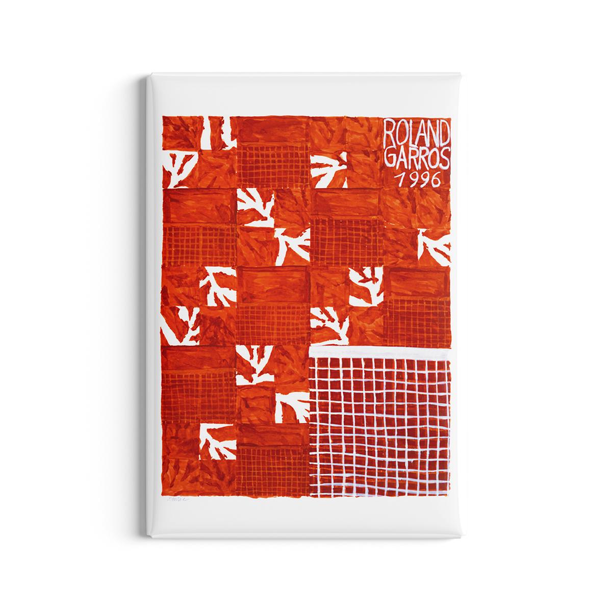 Roland-Garros 1996 Poster Magnet - Multicolor | Roland-Garros Store Roland-Garros 1996 Poster Magnet - Multicolor | Roland-Garros Store