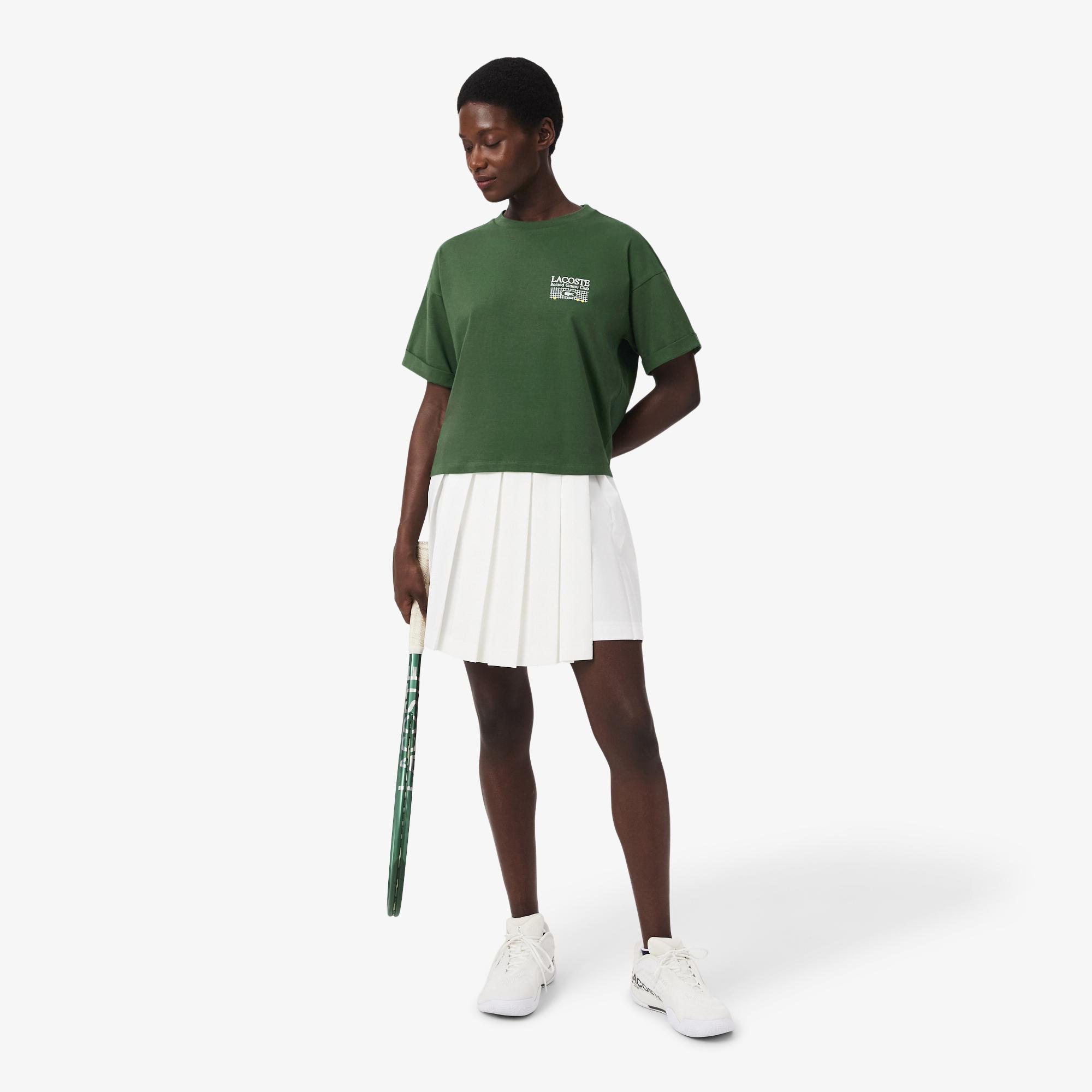 Lacoste x Roland-Garros Club women T-Shirt - Green | Roland-Garros