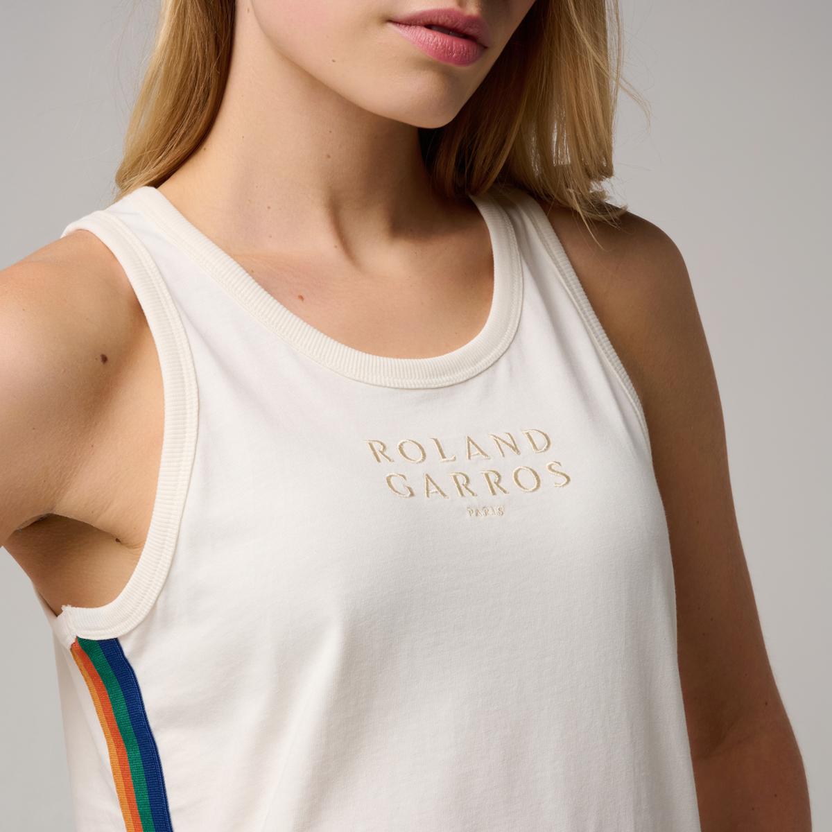 Roland Garros 2024 Women's Official Poster T-Shirt - White