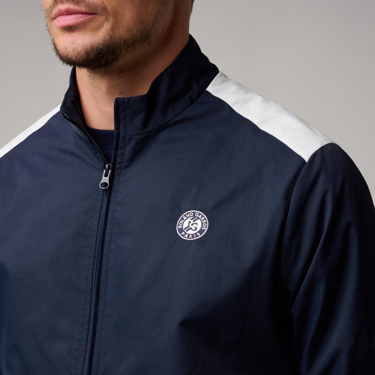 【美品】ラコステ ROLAND GARROSソリッドジップジャケットM テニス Lacoste x Roland-Garros man zipped jacket - Red | Roland-Garros Store