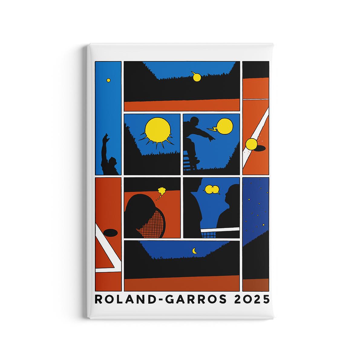 Oneart x Roland-Garros RG 1987 Postcard10.5x14.8 cm - Clay
