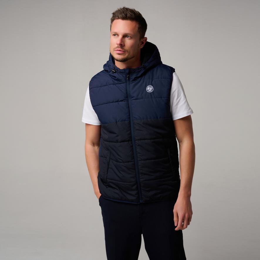 Roland-Garros man Heritage Down Jacket - Navy | Roland-Garros Store