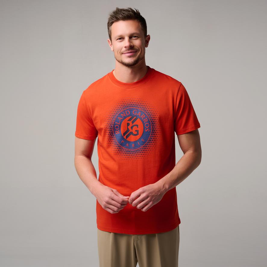 Roland-Garros logo men T-Shirt - Clay | Roland-Garros Store