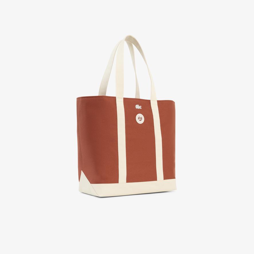 Lacoste x Roland-Garros Club Cabas bag - Clay | Roland-Garros Store