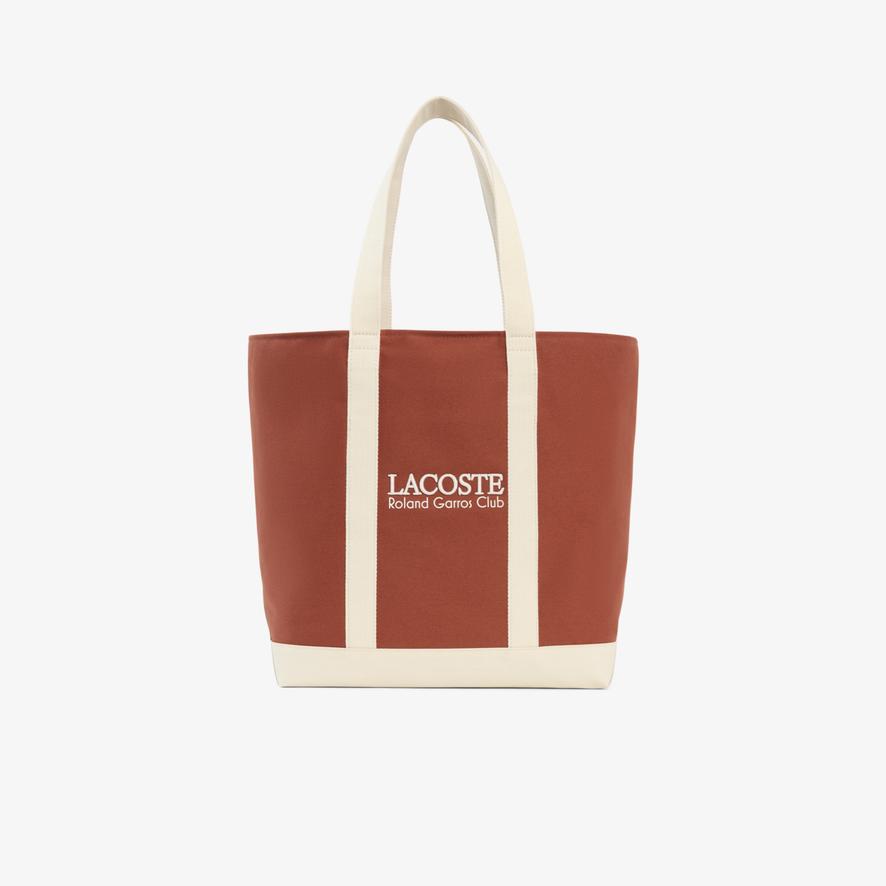 Lacoste x Roland-Garros Club Cabas bag - Clay | Roland-Garros Store