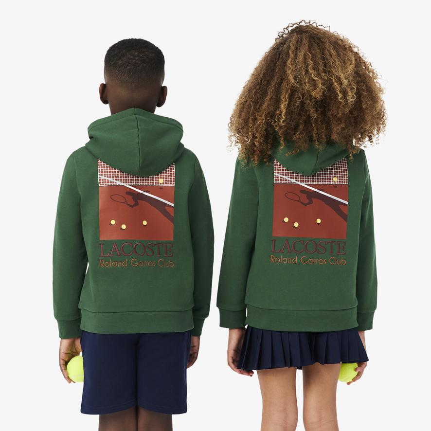 Lacoste x Roland-Garros Club kids Sweatshirt - Green | Roland