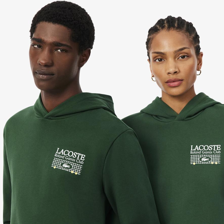 Lacoste x Roland-Garros Club Unisex Sweatshirt - Green | Roland