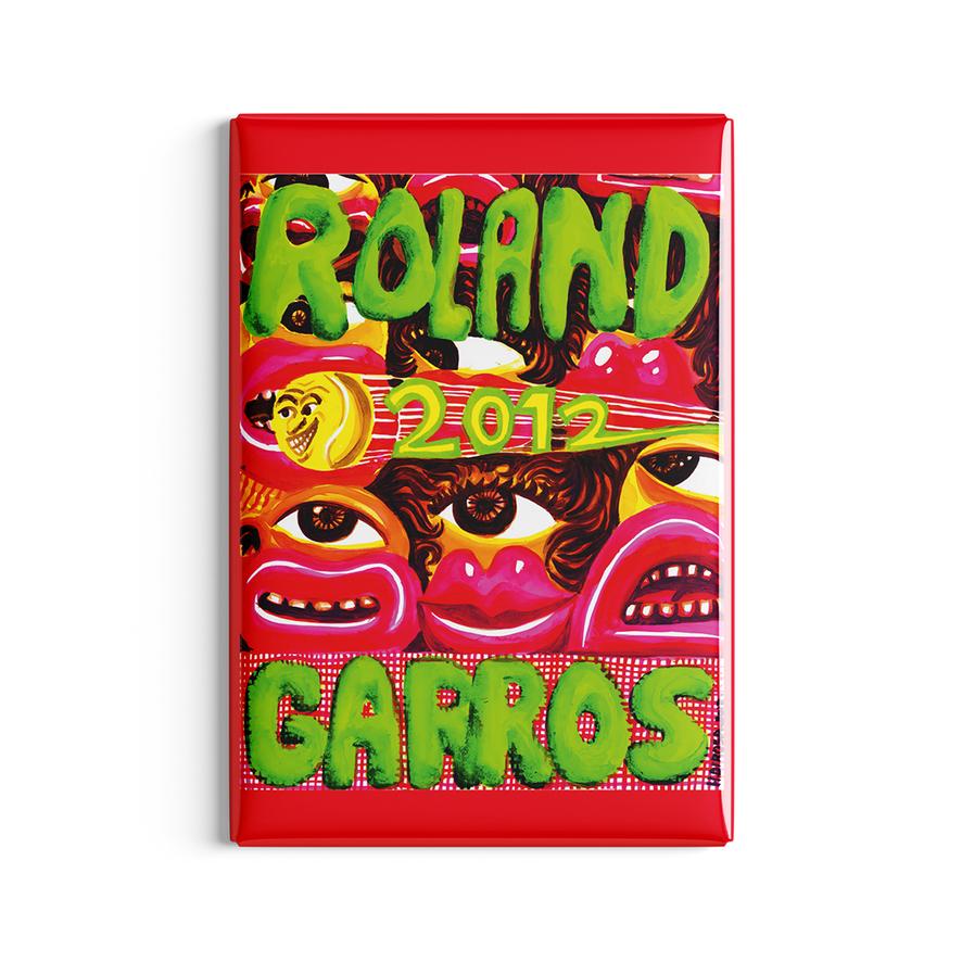 Roland-Garros 2012 Poster Magnet - Multicolor | Roland-Garros Store