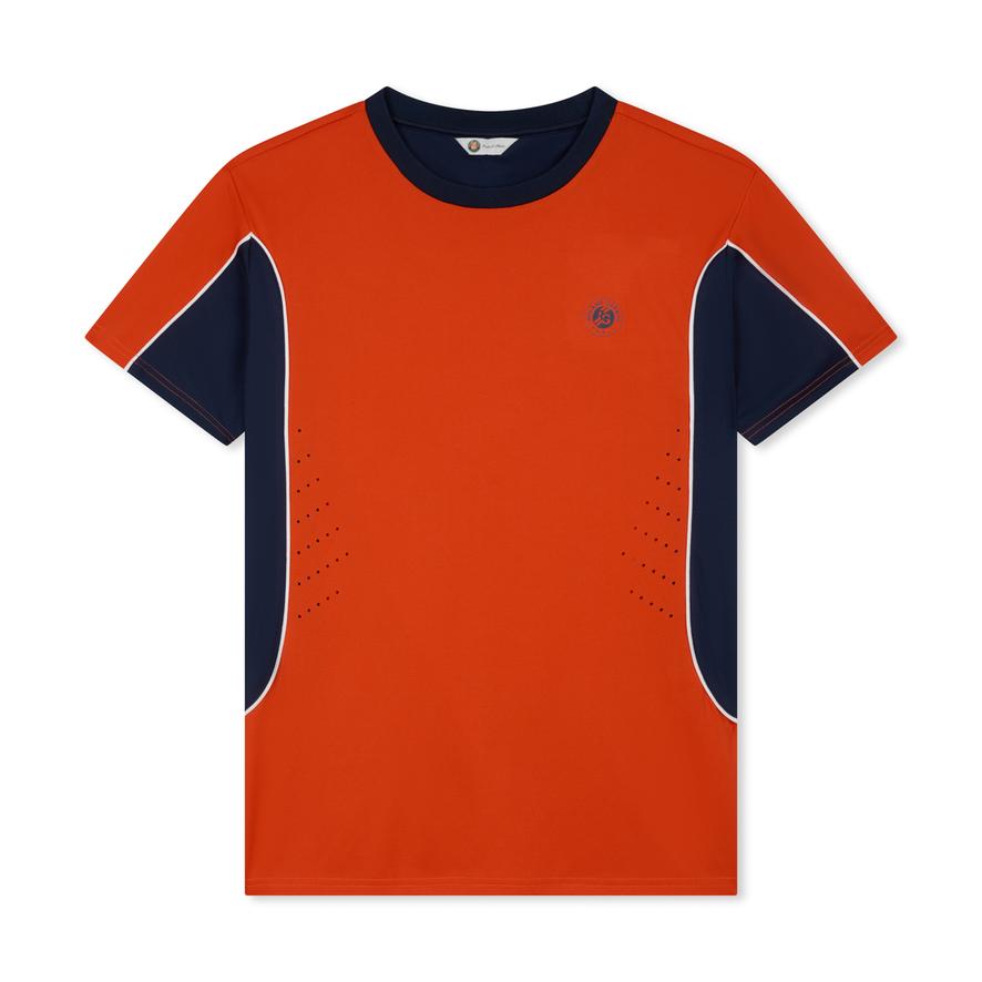 ROLAND GARROS レッドクレー Tシャツ Lサイズ Roland-Garros Performance men T-Shirt - Clay | Roland-Garros Store