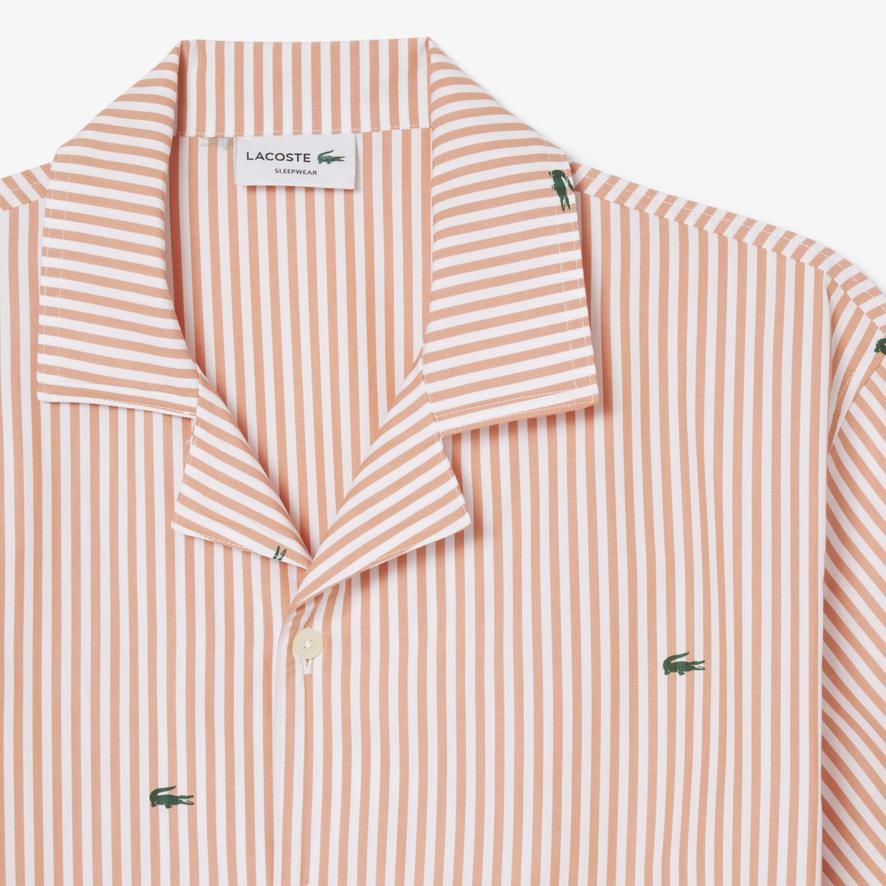 Lacoste x Roland-Garros Striped unisex Shirt – Blossom | Roland