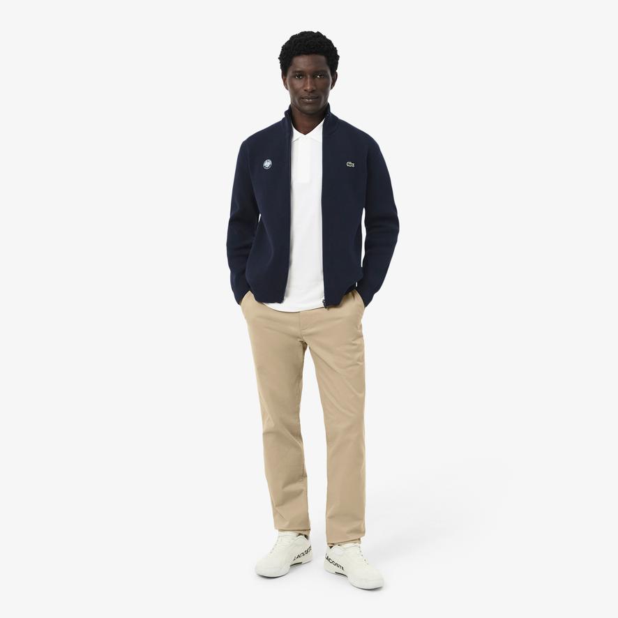 Lacoste x Roland-Garros Umpire Men Sweater - Navy blue | Roland