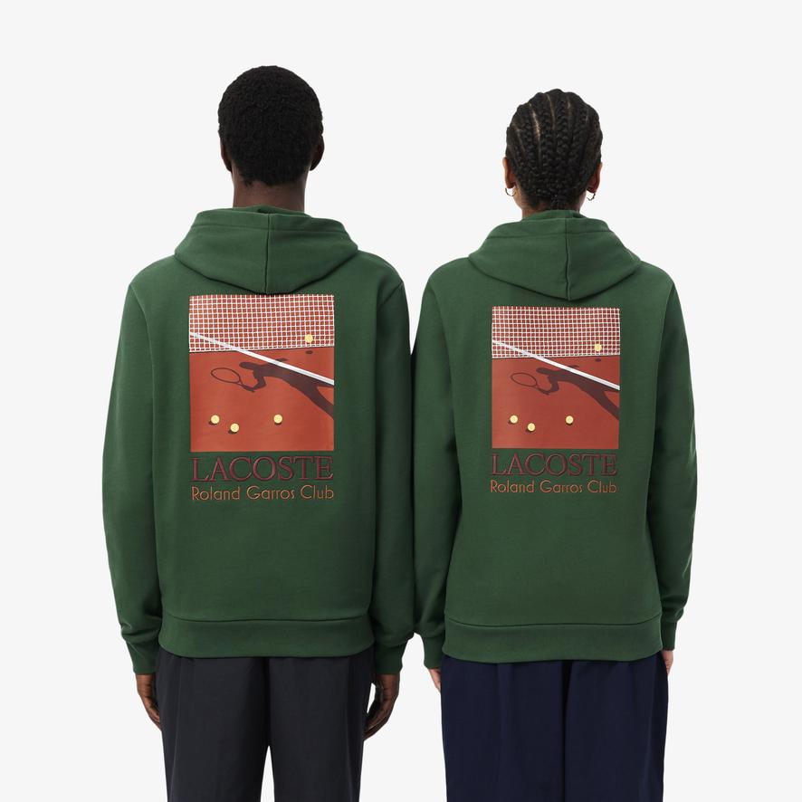 Lacoste x Roland-Garros Club Unisex Sweatshirt - Green | Roland