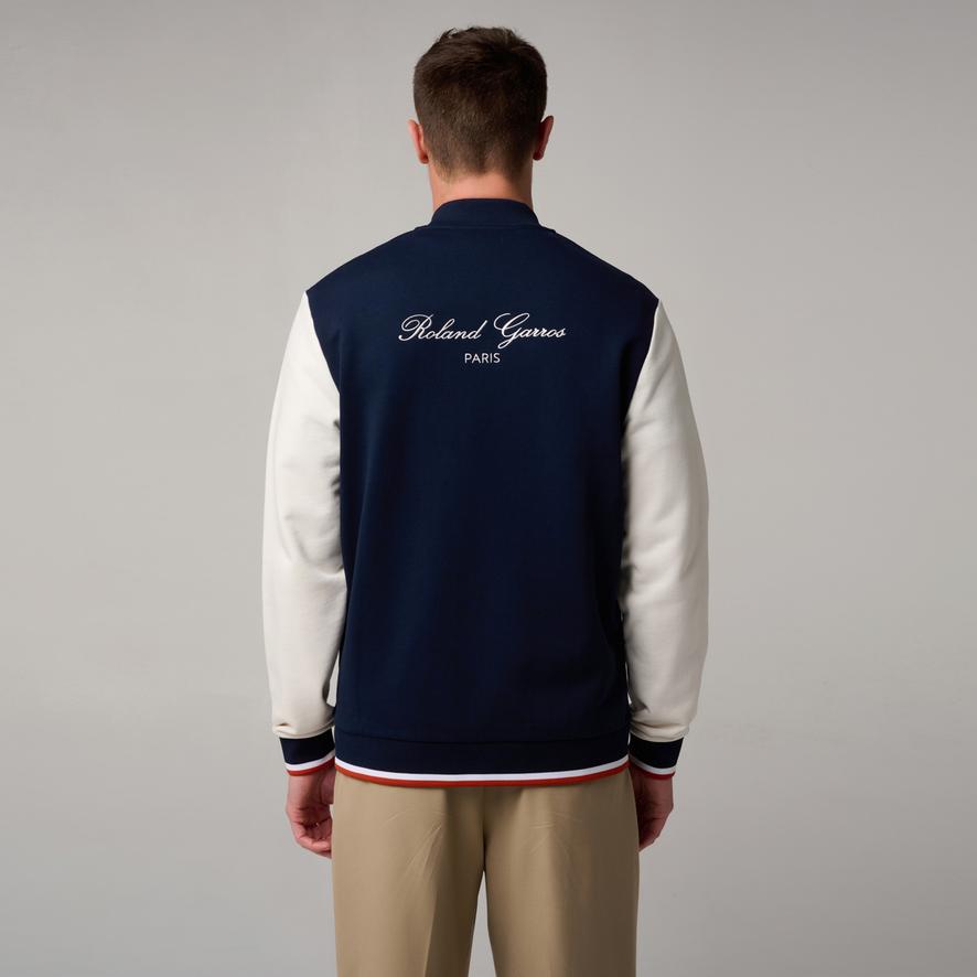 Roland-Garros Heritage men Jacket - Navy blue | Roland-Garros Store