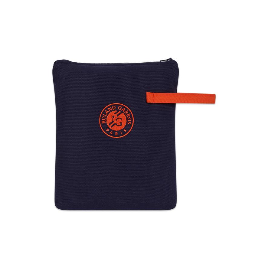 ROLAND-GARROS 2023 決勝 公式タオル Carre Blanc x Roland-Garros Color Lines Players' towel - Navy blue