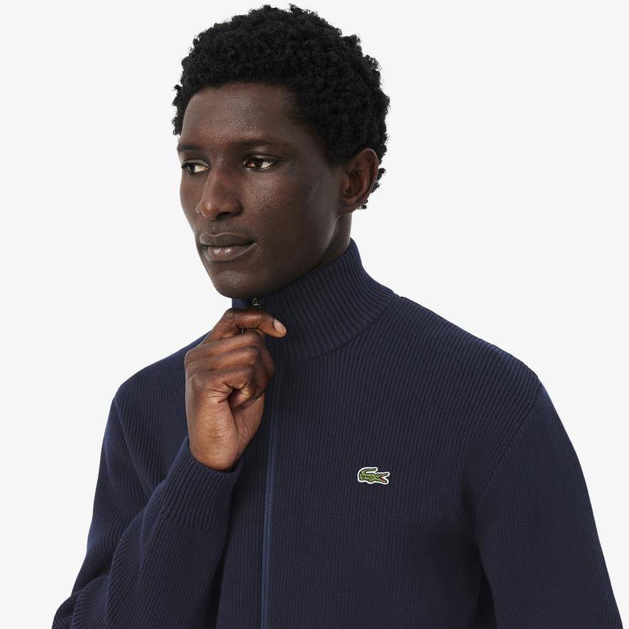 Lacoste x Roland-Garros Umpire Men Sweater - Navy blue | Roland