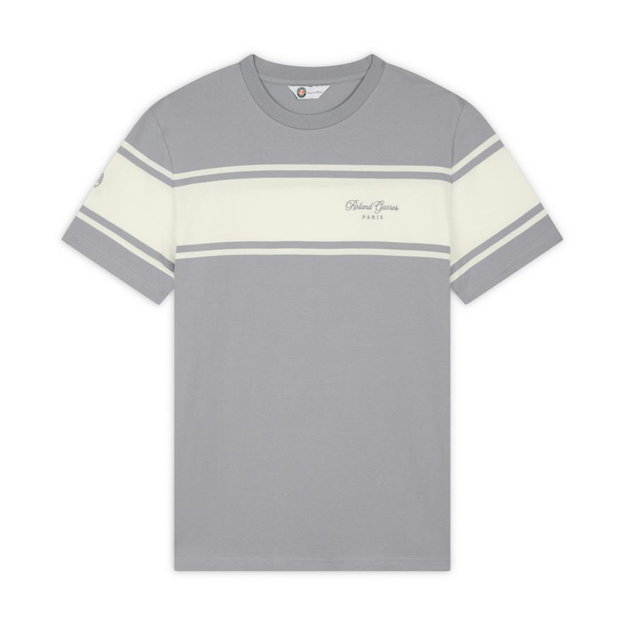 Roland-Garros Heart Heritage men T-Shirt - Gray | Roland-Garros Store