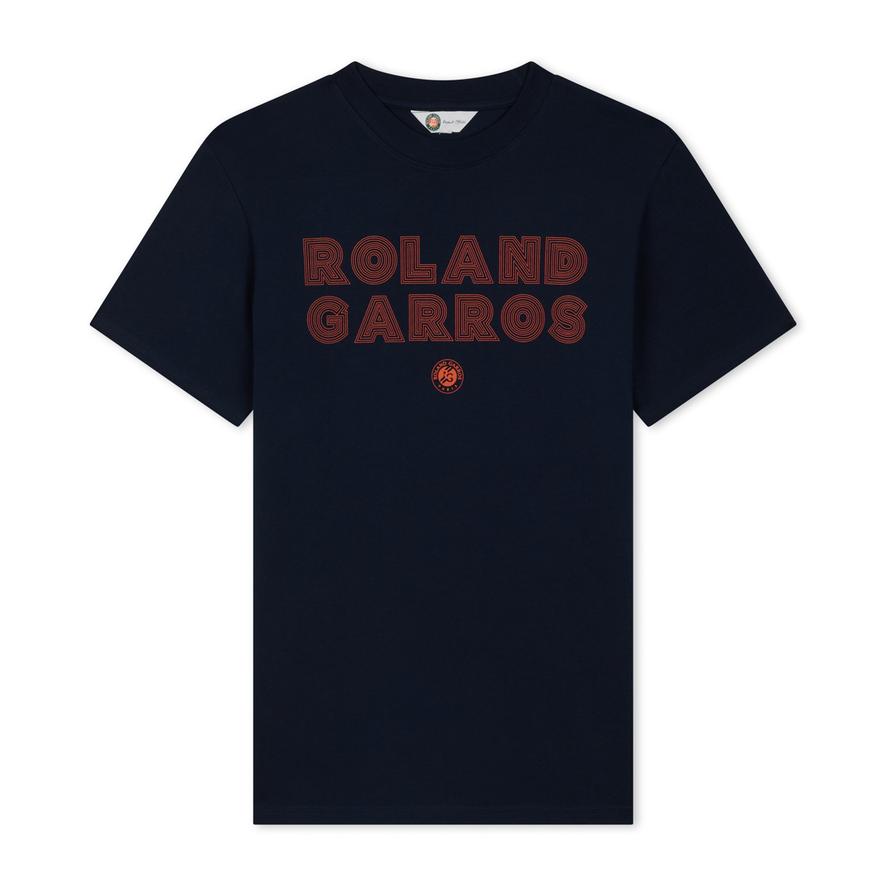 Roland-Garros Signature men T-Shirt - Navy blue | Roland-Garros Store