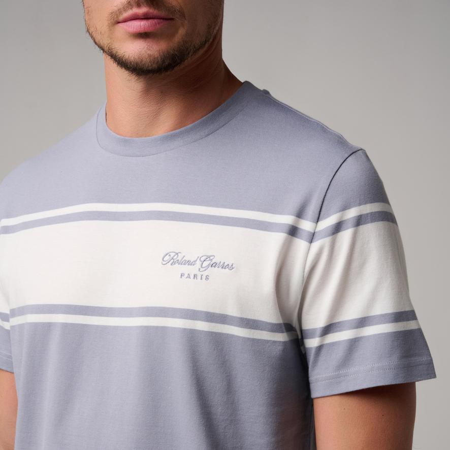 Roland-Garros Heart Heritage men T-Shirt - Gray | Roland-Garros Store