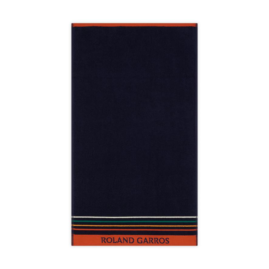 Carre Blanc x Roland-Garros Color Lines Players' towel - Navy blue