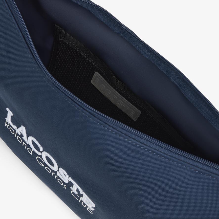 LACOSTE ネイビー ショルダーバッグ　新品未使用 Lacoste x Roland-Garros Club Shoulder Bag - Navy blue | Roland