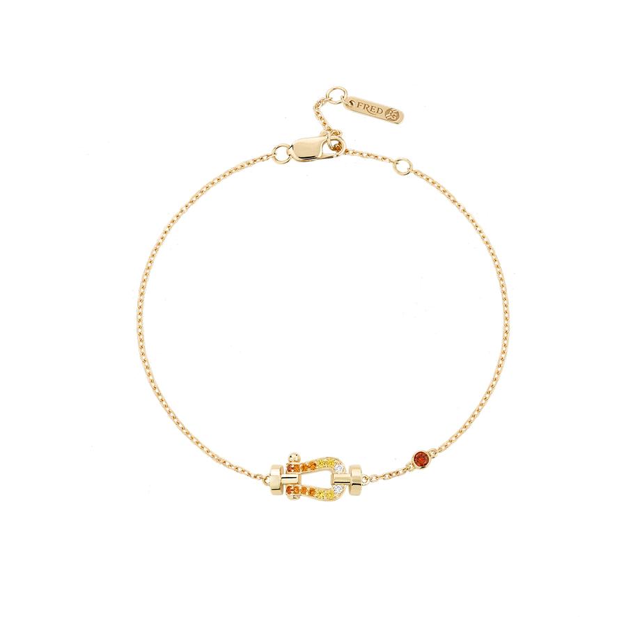 Force 10 Bracelet Fred x Roland-Garros - Small model 18K yellow