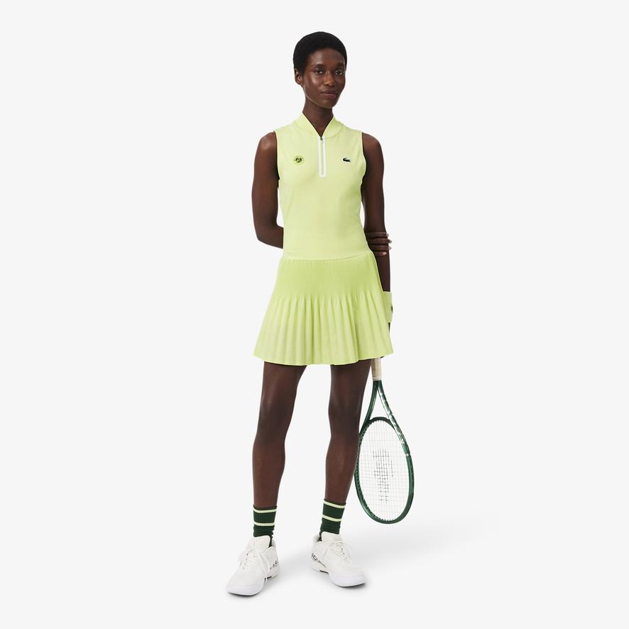 Lacoste x Roland-Garros Performance women Dress - Green | Roland