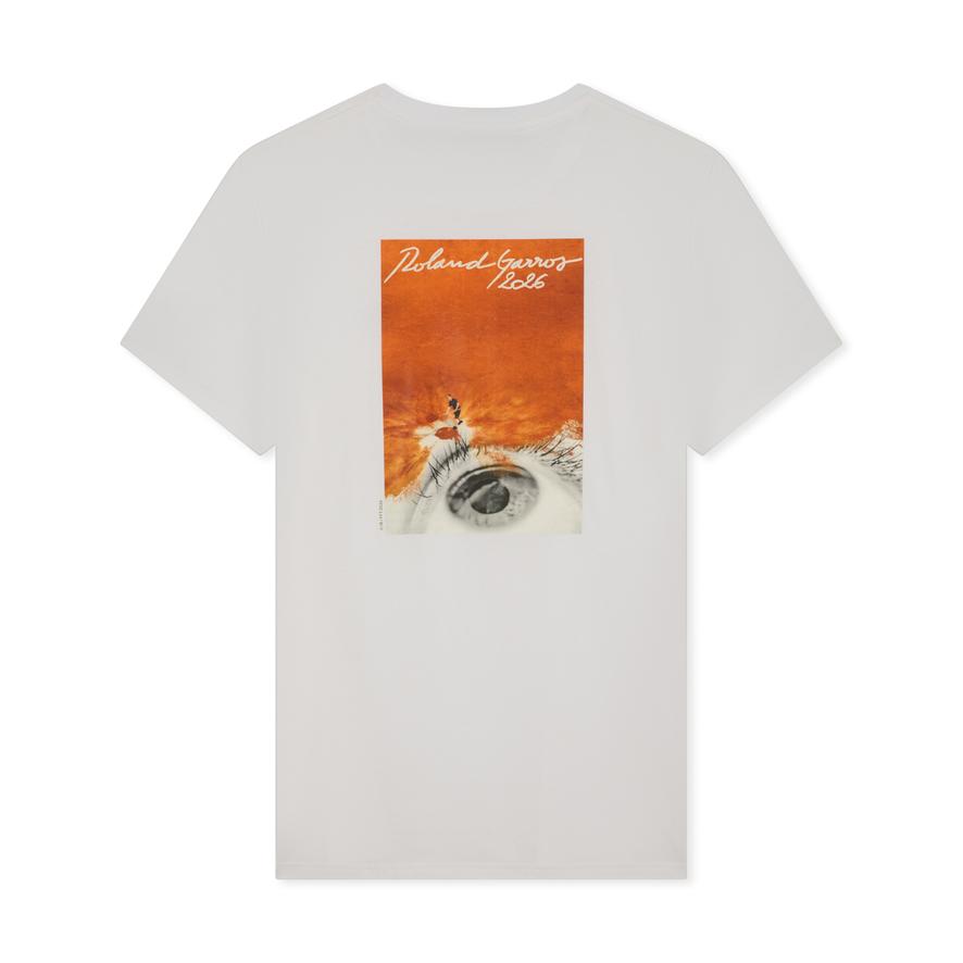 Roland-Garros 2026 Poster men T-Shirt - White | Roland-Garros Store
